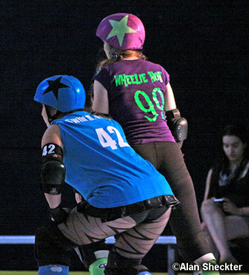 Swift D. Mize (left) and Wheelie Hot