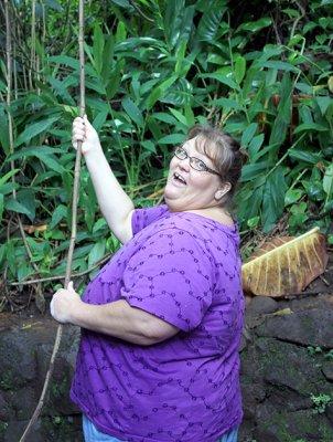 Donna in the jungle