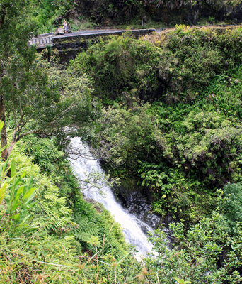 Flowing water