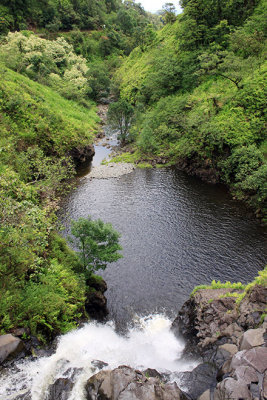 Flowing water