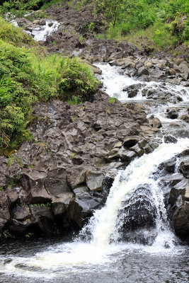 Flowing water