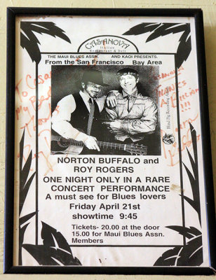 Casanova's poster - Norton Buffalo/Roy Rogers