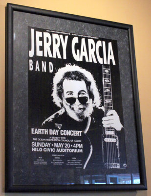 1990 Jerry Garcia Band in Hilo poster