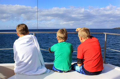 Heading to Molokini