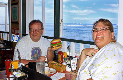 Cheeseburgers in Paradise, Lahaina (not a real burger!)