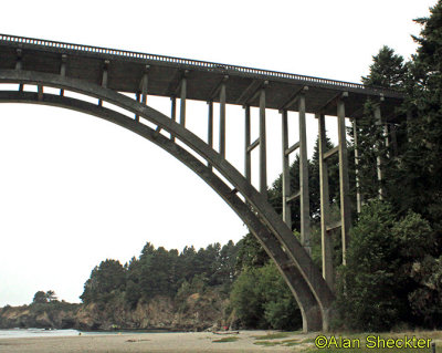 Bridge at Russian Gulch State Park 