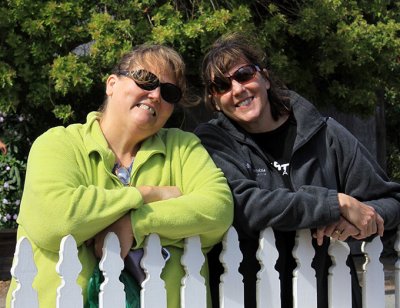 Donna and Becky, Mendocino 