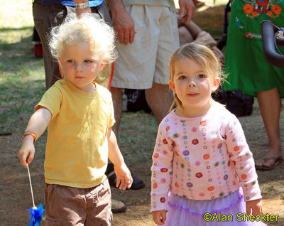 Young festivalgoers