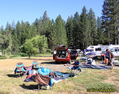WorldFest campground scene scene by Lott Lake