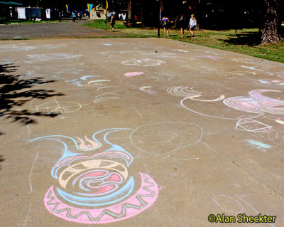 Sidewalk art