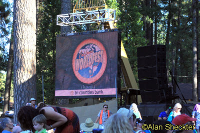 The big Meadow Stage screen - first year it's been used