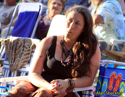 Enjoying the music