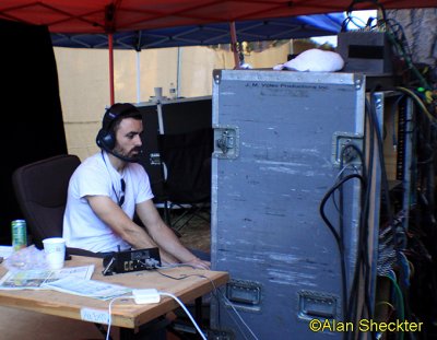 Video director Mike H. behind the scenes