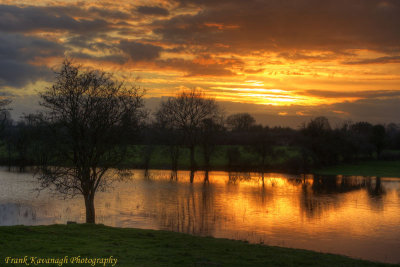 A Flooded Field At Sunset.jpg