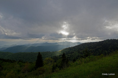 Sunset on Blue Ridge Parkway