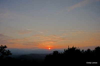 Sunset on Jump Off Rock