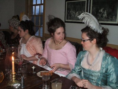 Our 18th C dinner @ King's Arms