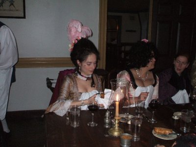 Our 18th C dinner @ King's Arms - Leia
