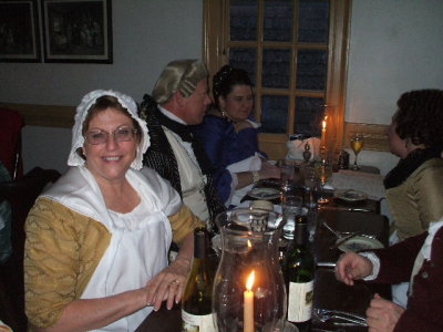 Our 18th C dinner @ King's Arms - Karen