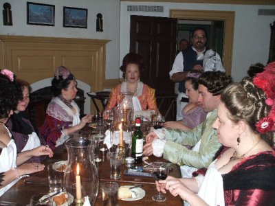 Our 18th C dinner @ King's Arms