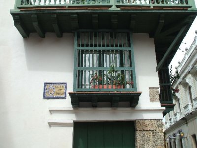 Cartegena, Col. -in the old city