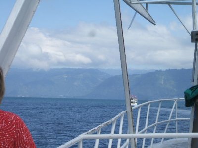 Puerto Quetzal, Guatamala-Lake Atitlan, a caldera of an old volcano