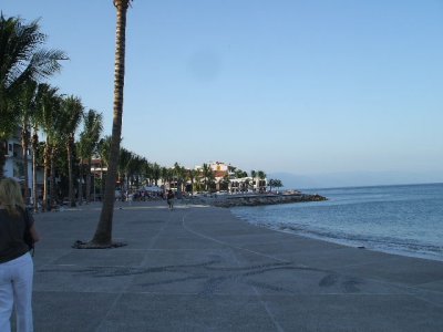 Puerta Vallarta, Mex- The Malecon in the old city, a revitalized waterfront