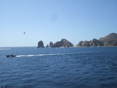 Cabo San Lucas, Mex- view from our deck of Lands End