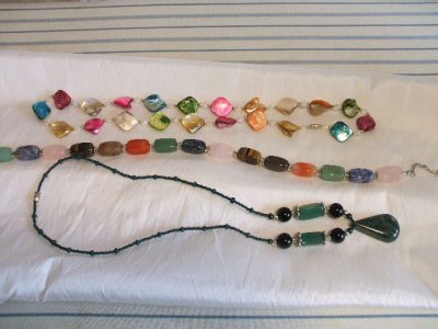 Necklaces I bought in Colombia & Guatamala