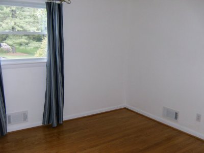 Don's office with the floors redone