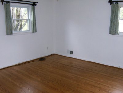 Master bedroom with floor redone