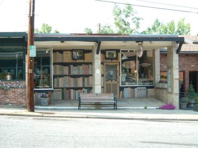 Cute bookshop in Tryon, NC; this being Sunday, all the stores were closed