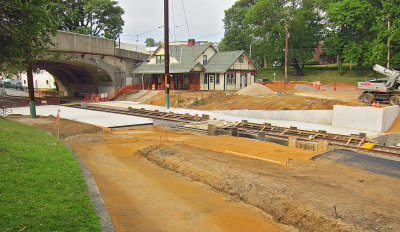 Cynwyd Station Construction July 1-3