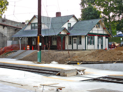 Night and day at the Cynwyd Station