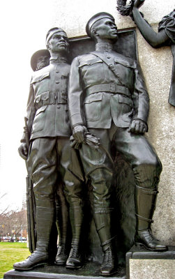 Colored Soldiers Memorial North Side, East Corner