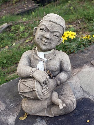Small Garden Buddha