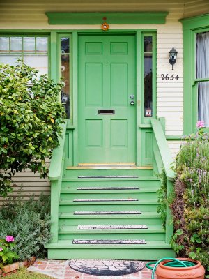 Green Door & Porch, Santa Monica, CA