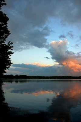 Sunset at Stillwater Lake, the Pocono Mountains
