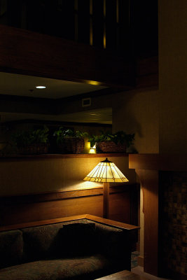 Lobby of the Craftsman Hotel, Syracuse, NY