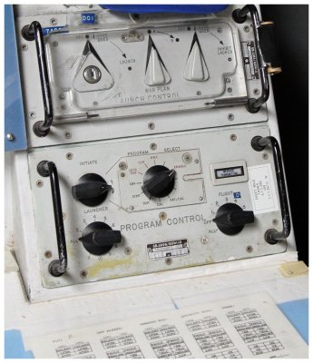 Minuteman II missile commander's launch key controls