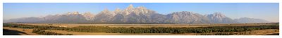 Grand Tetons panorama