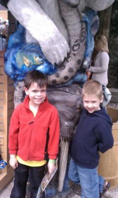 at the zoo with buddy andy