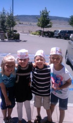 reuniting with cousins at the in n out burger