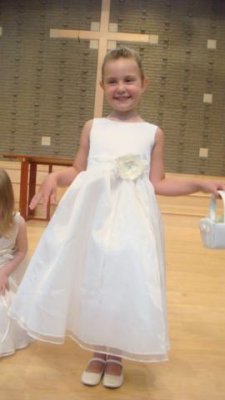so excited to be a flower girl!