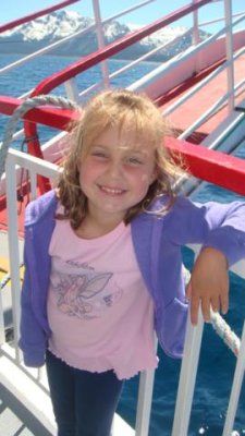 she absolutely loved the boat ride