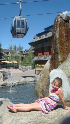 the gondola passes by