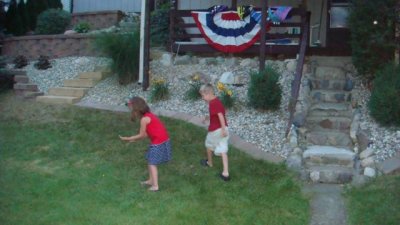 catching fireflies