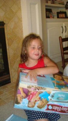 finally receives a much-anticipated easy bake oven