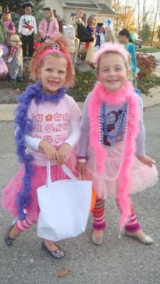 with ava- they both planned on being fancy nancy