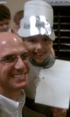 our little pilgrim had a speaking part in the class play
